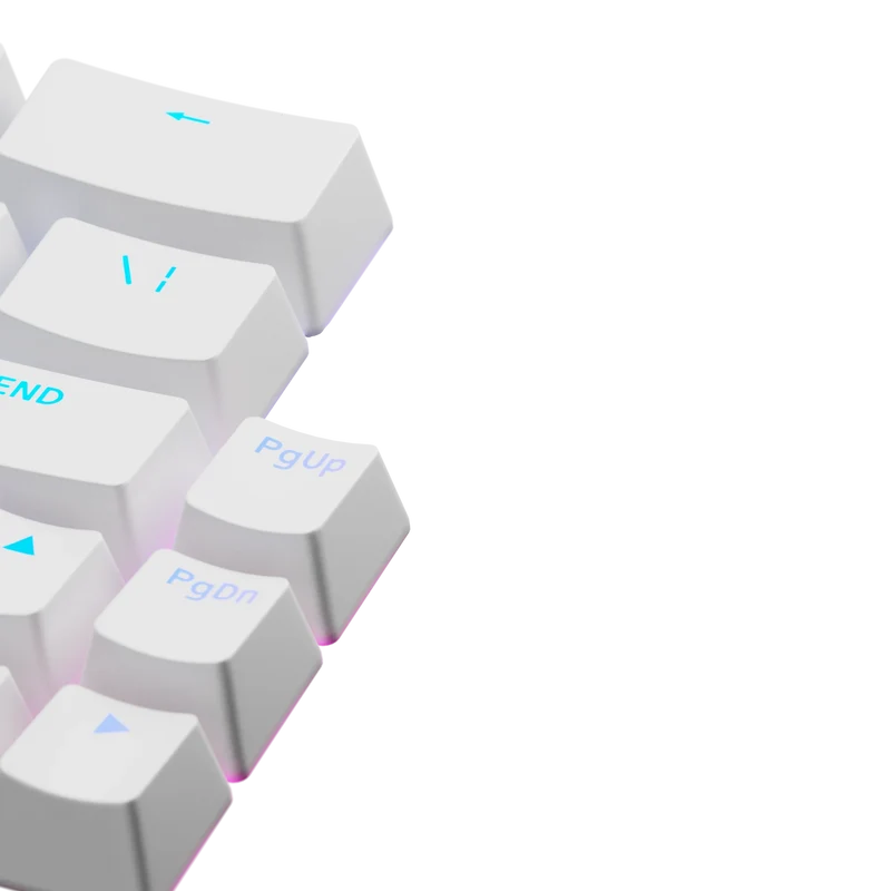 Keycaps Backlit White US