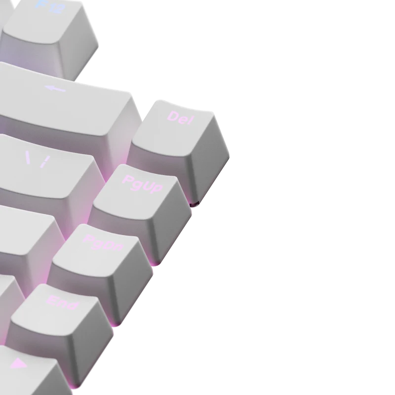 Keycaps Backlit White US