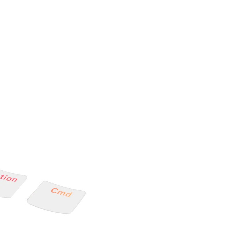 Keycaps Backlit White US