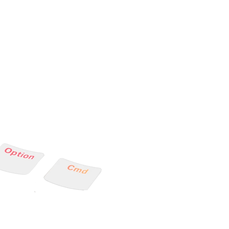 Keycaps Backlit White US