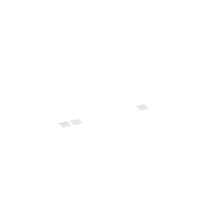 Keycaps Backlit White US