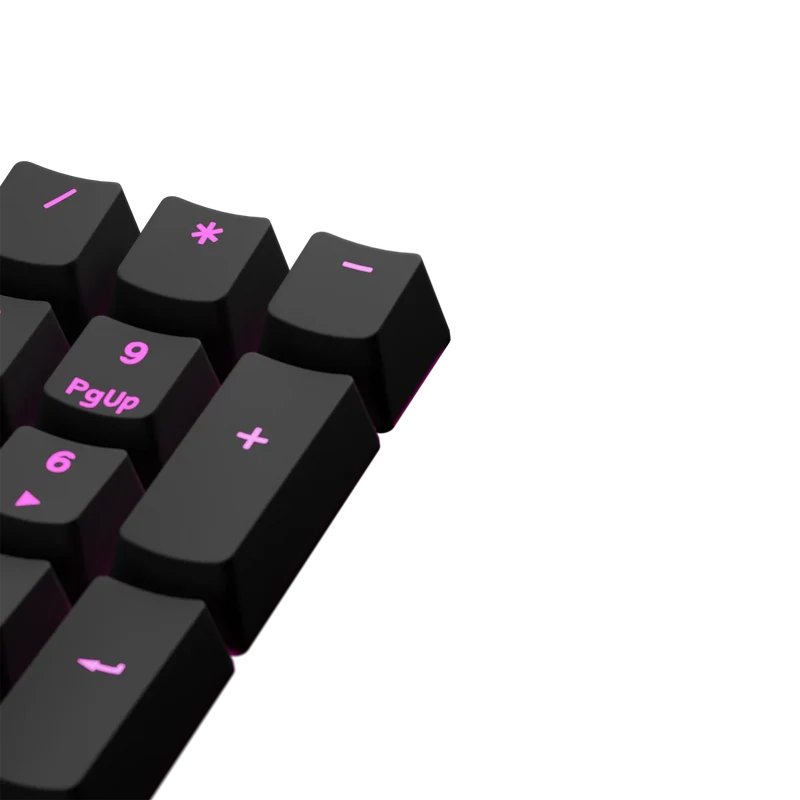 Keycaps Backlit Black UK