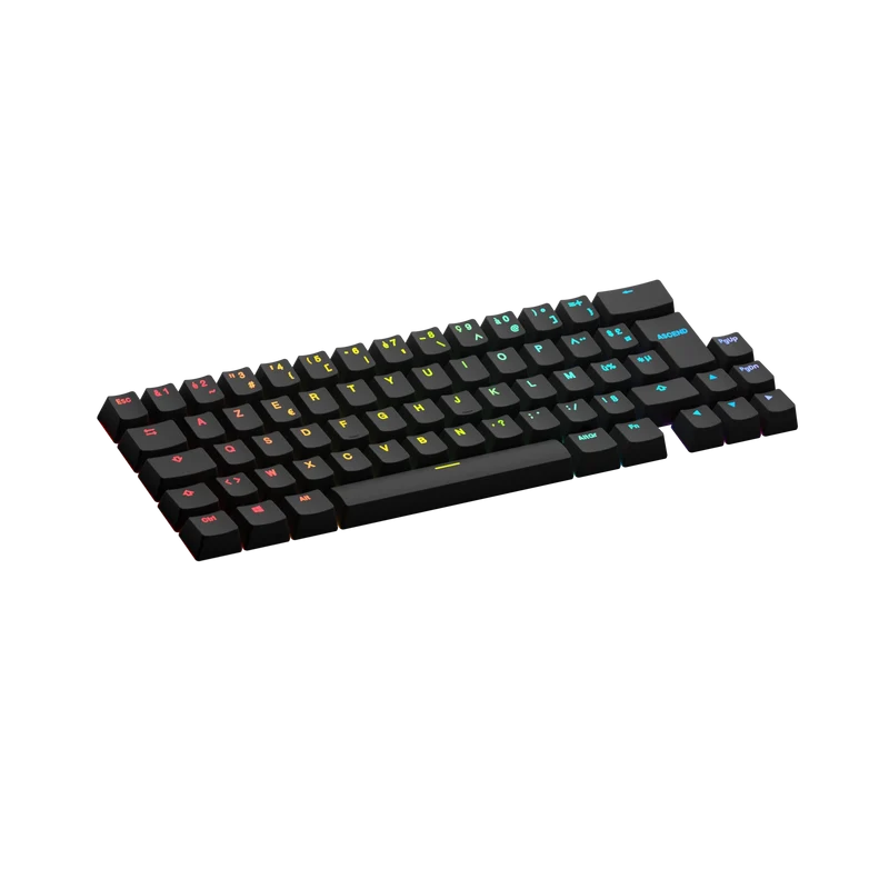 Keycaps Backlit Black FR