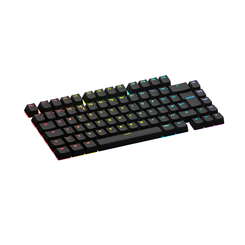Keycaps Backlit Black FR