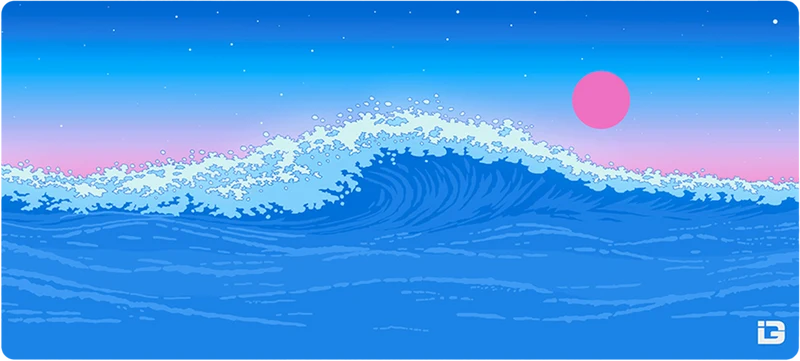 Sunset-Welle