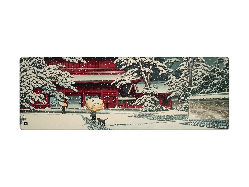 Schnee im Tempel