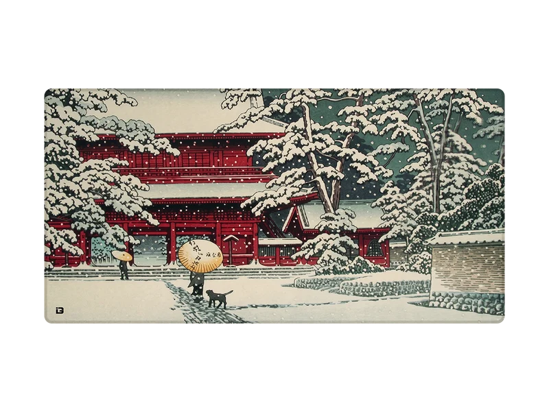 Schnee im Tempel