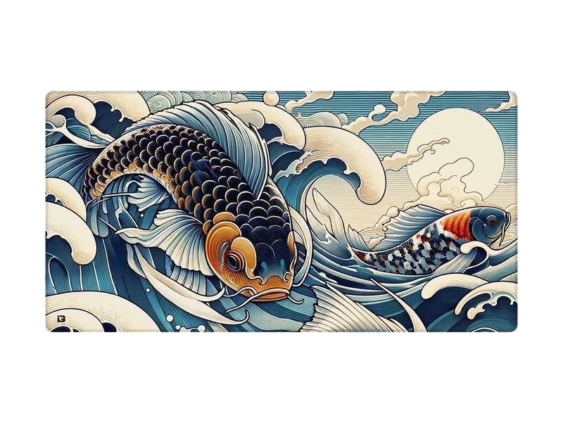 Goldener Koi