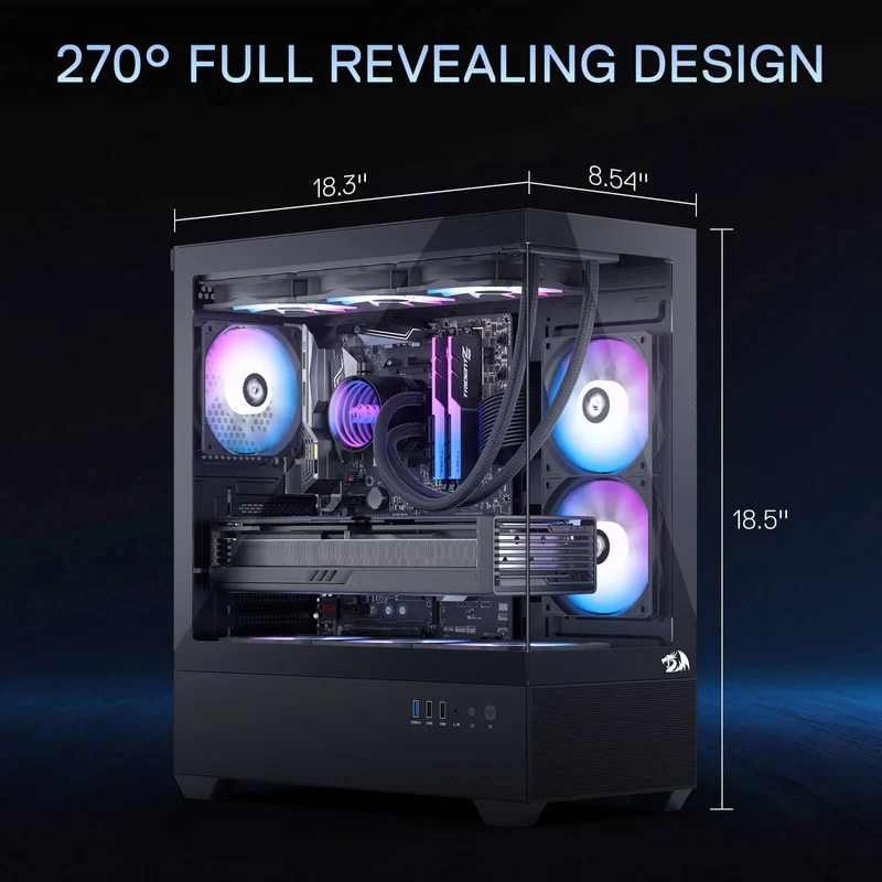 REFLECT FLOW CA606 ATX Gaming PC Case
