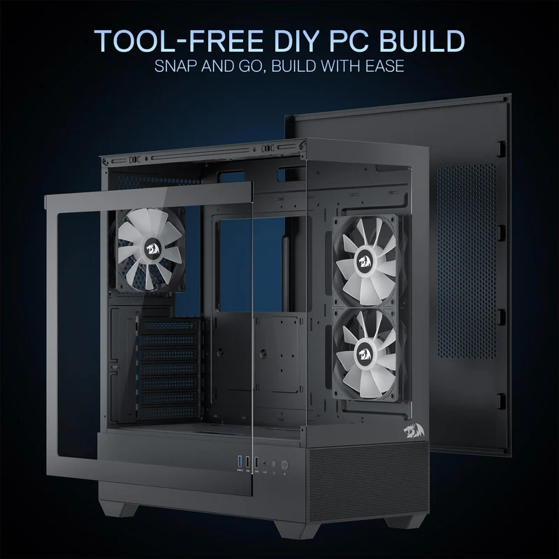 REFLECT FLOW CA606 ATX Gaming PC Case