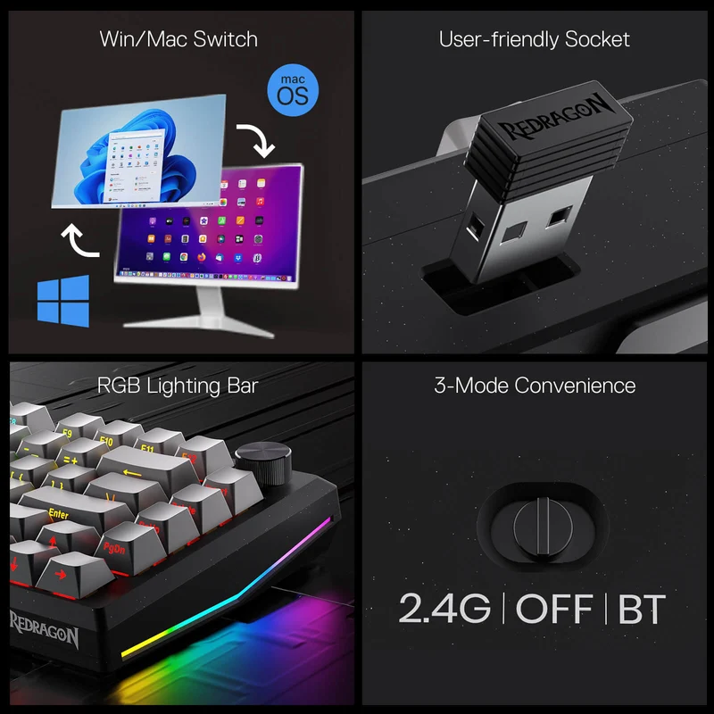 PENUMBRA K687 PRO (CNC Aluminum Gaming Keyboard)