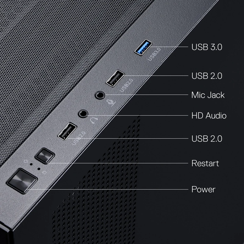 GRINDOR GC218M M-ATX Gaming PC Case