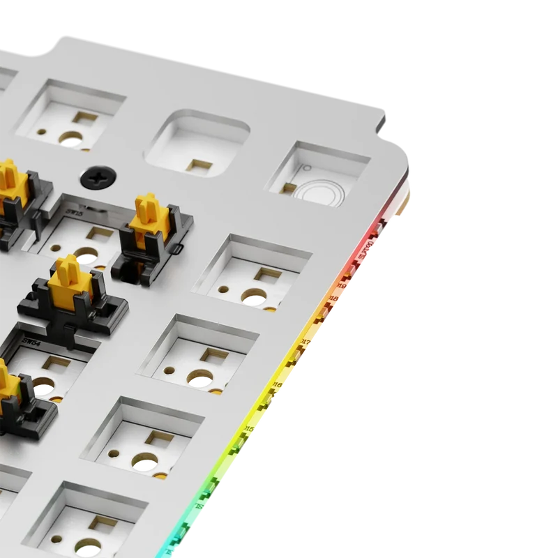 GMMK 3 Switch Plate 75% Aluminum Silver ISO