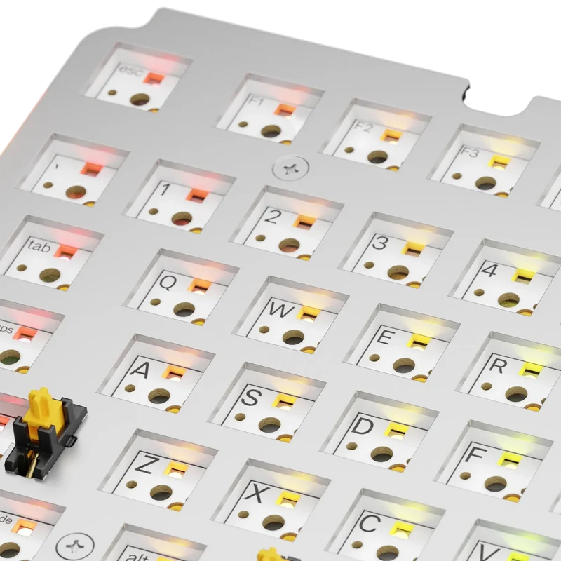 GMMK 3 Switch Plate 75% Aluminum Silver ANSI