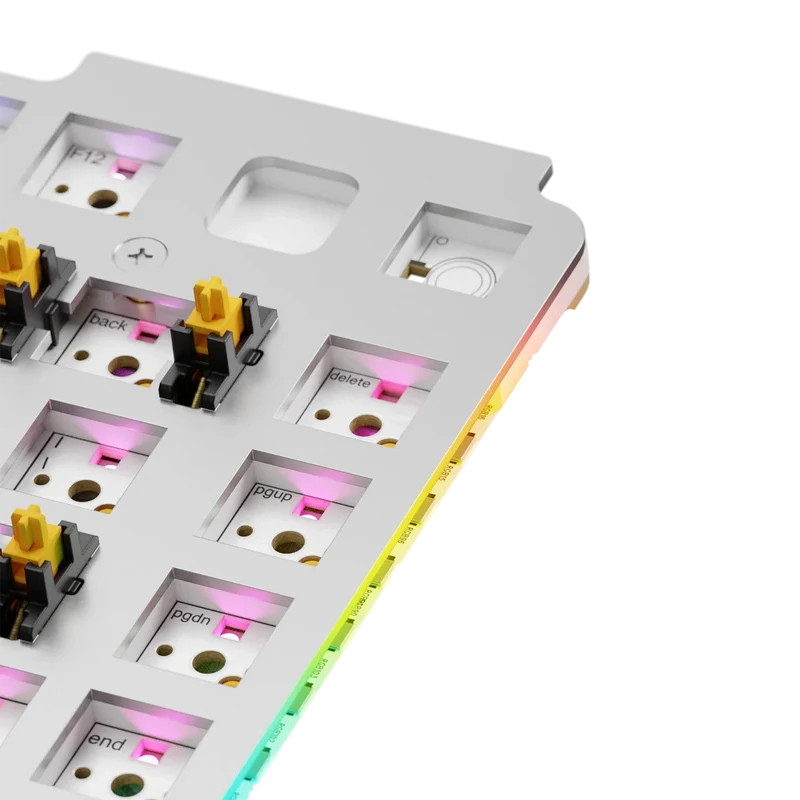 GMMK 3 Switch Plate 75% Aluminum Silver ANSI