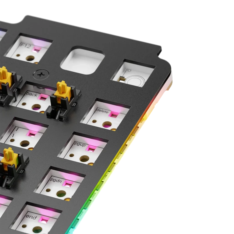GMMK 3 Switch Plate 75% Aluminum Black ANSI