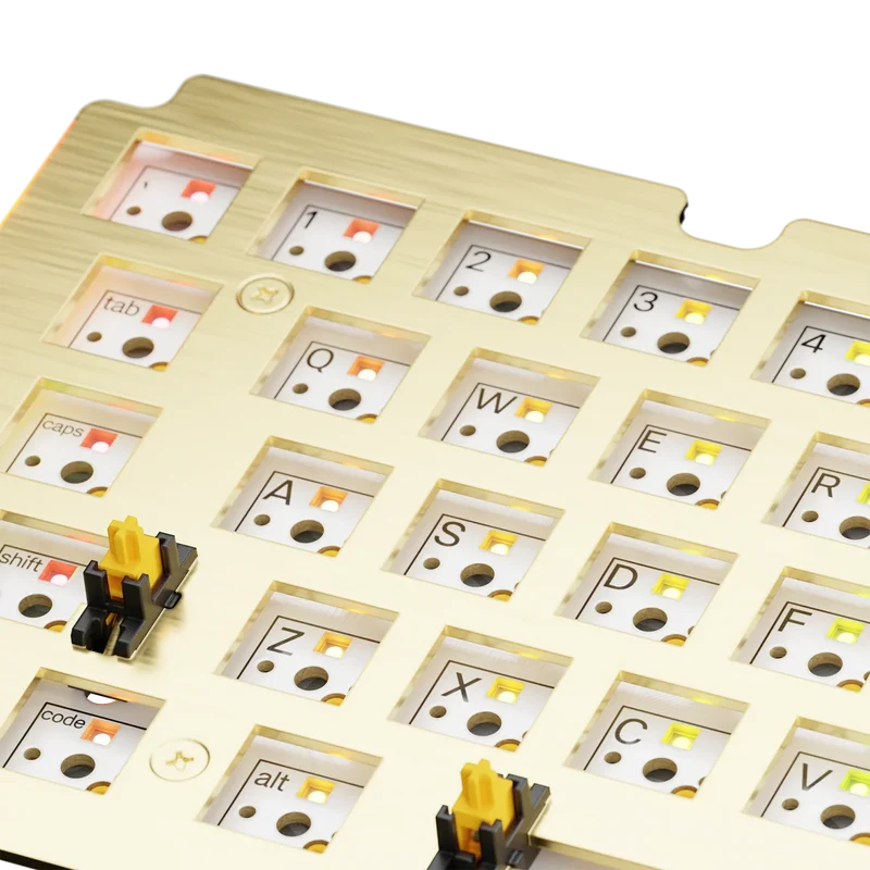 GMMK 3 Switch Plate 65% Brass ANSI