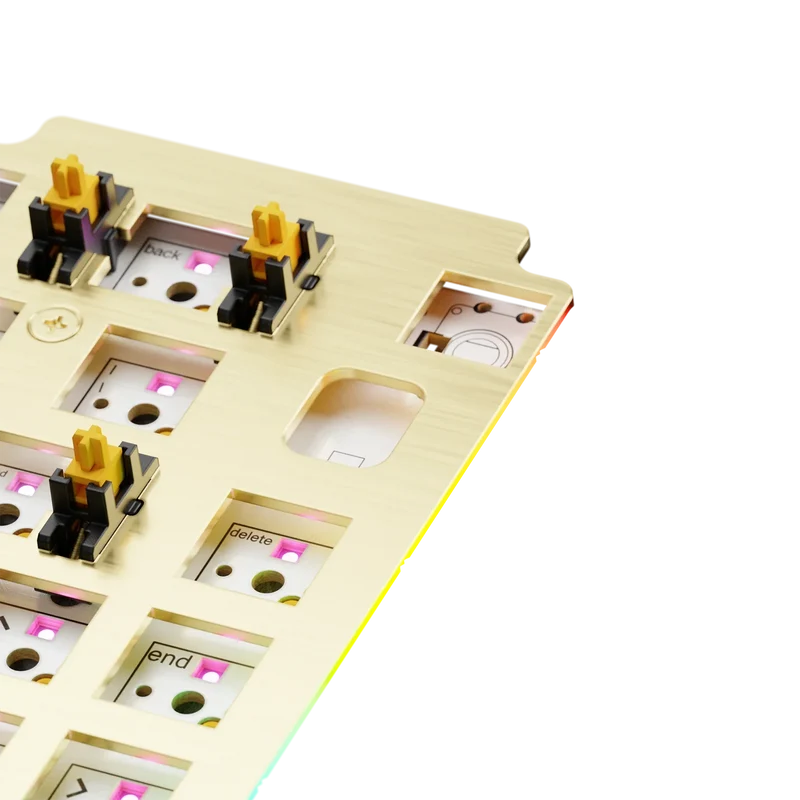 GMMK 3 Switch Plate 65% Brass ANSI