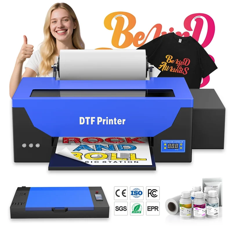 Dtf Roll A3 & Oven t Shirt Digital Printing Machine Dtf 1390 Film Sticker Impresora Transfer Textil Dtf Printer CE Certified