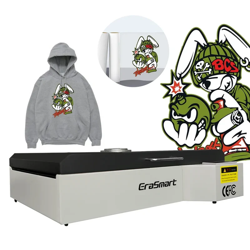 Automatic A3 Size DTF Printer Powder Drying Oven and Scroll to Roll up Film Multi-Function