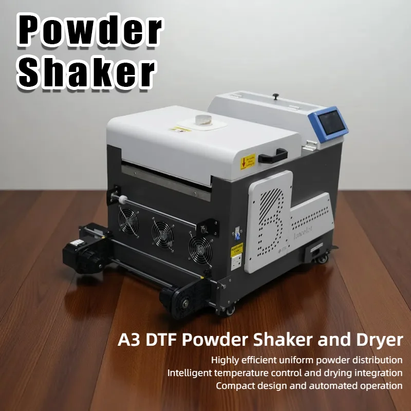 Lancelot M1630 Pro A3 DTF Printer with Automatic Powder Shaker Dryer System Holiday Mode Auto Cutting for T Shirt Printing