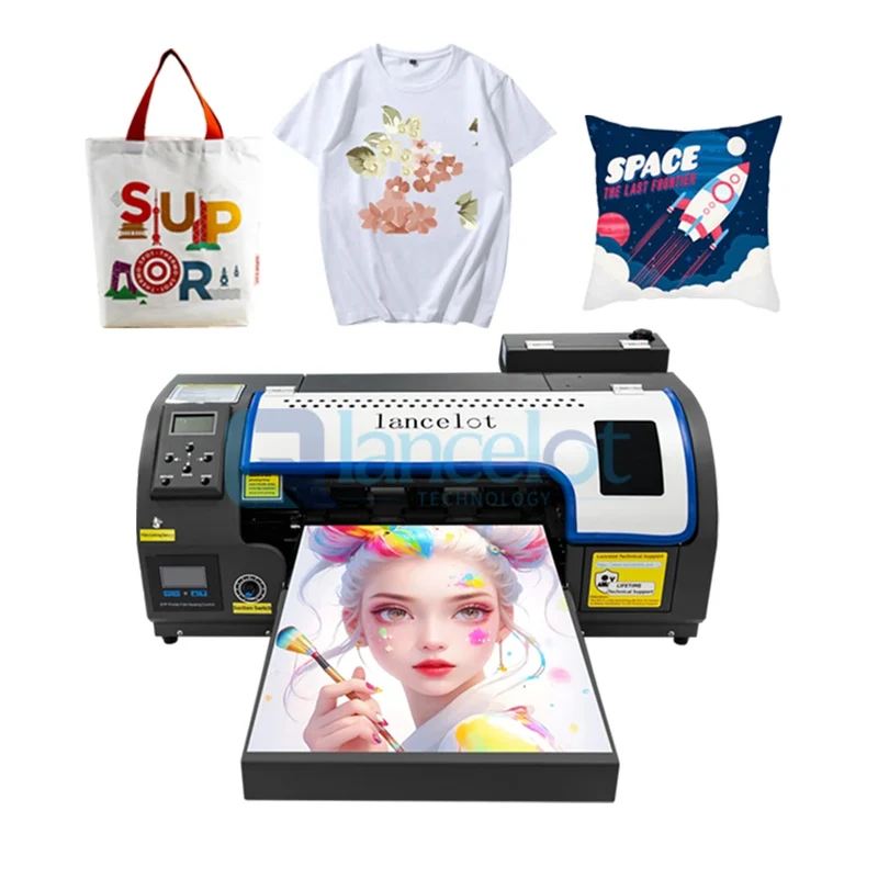 A3 XP600 Lancelot DTF Printing Machine with Powder Shaker and Integrated All in One Bracket for Custom Tshirt Heat Transfer