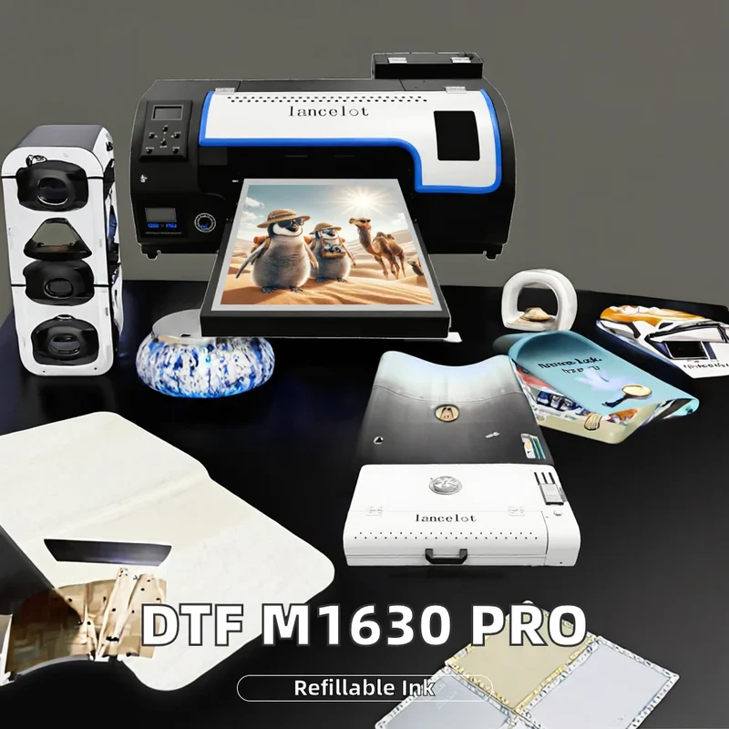 XP600 DTF Printer Large Format Direct to Film Printing Machine with Oven Laptop Ink Film and Powder for Custom Small Business