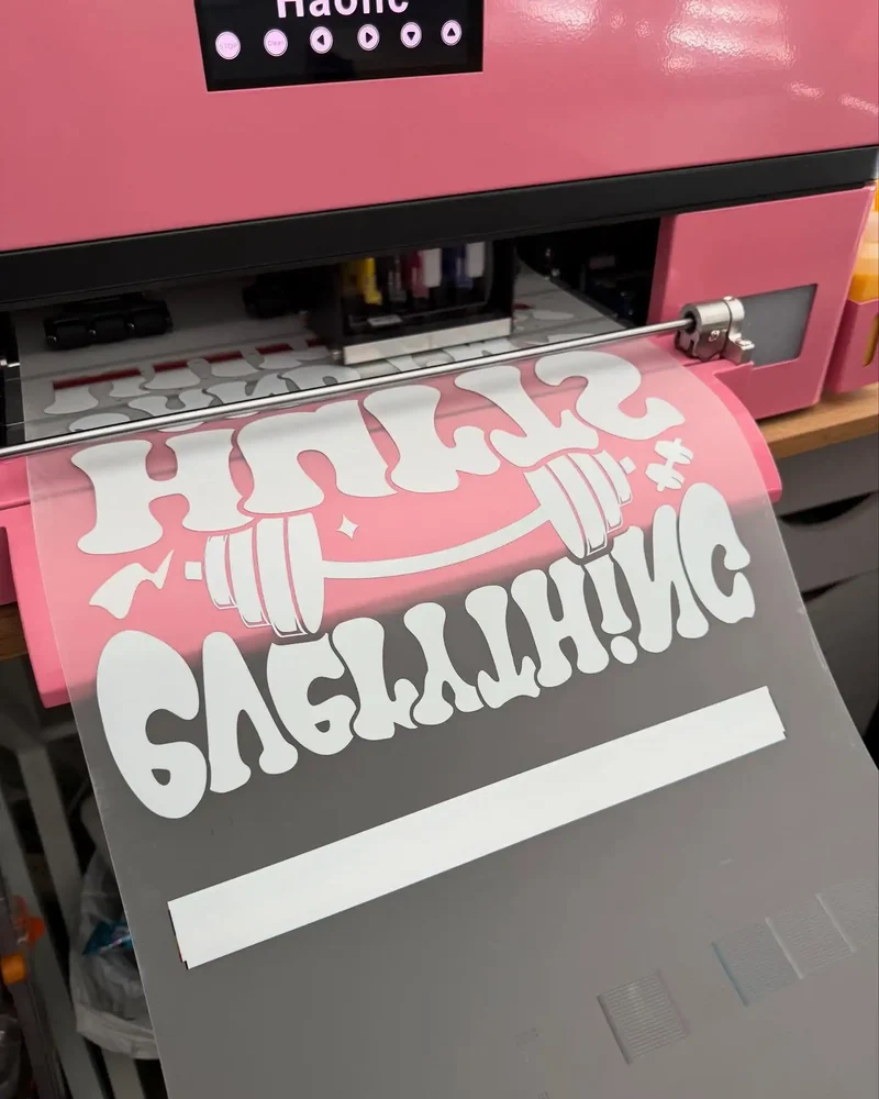 2026 XP600 Pink A3 DTF Printer with Oven | 13 Inch DTF Printer Inkjet Transfer Printing Machine for Small Business Production