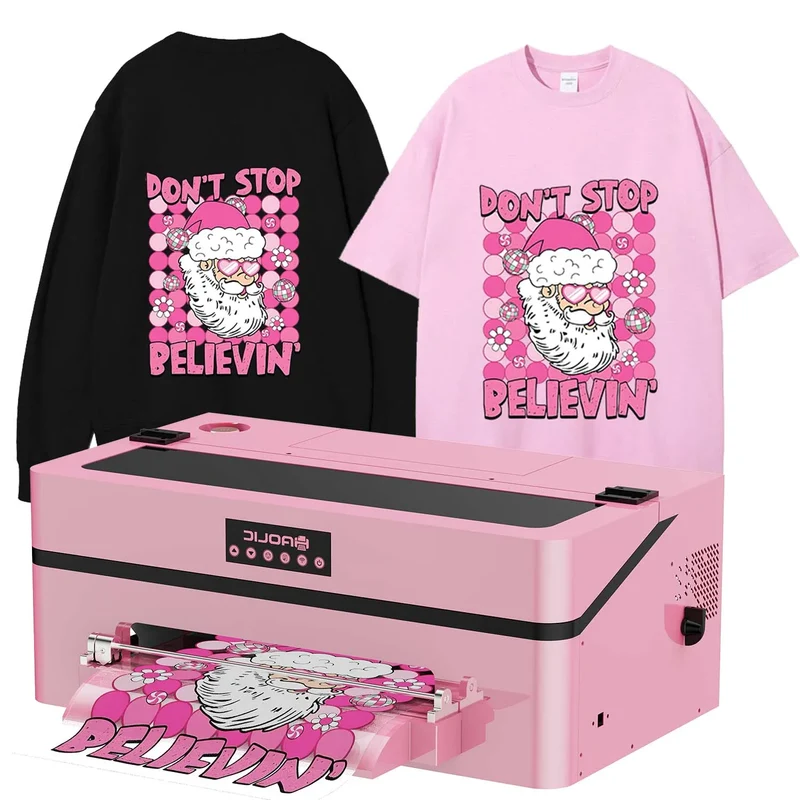 Pink XP600 A3 DTF Printer 13 Inch PET Film Transfer Machine | Sublimation Printer Alternative Mini DTF Printer Printing Machine