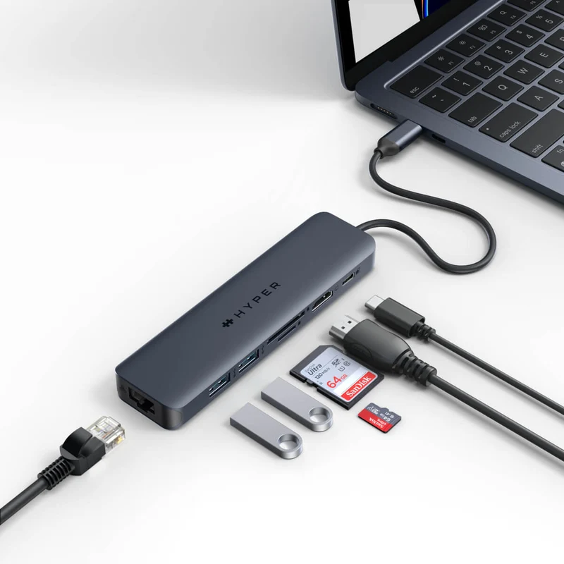 HyperDrive Next 7 Anschluss USB-C Hub