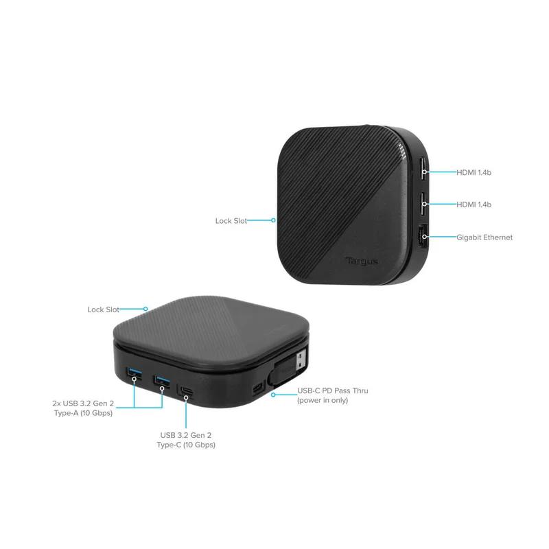 USB-C® Universal Dual HD Docking Station mit 80W PD Pass-Thru