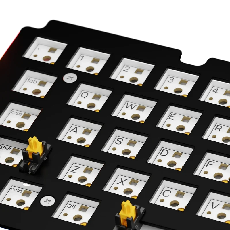 GMMK 3 Switch Plate 65% Aluminum Black ANSI