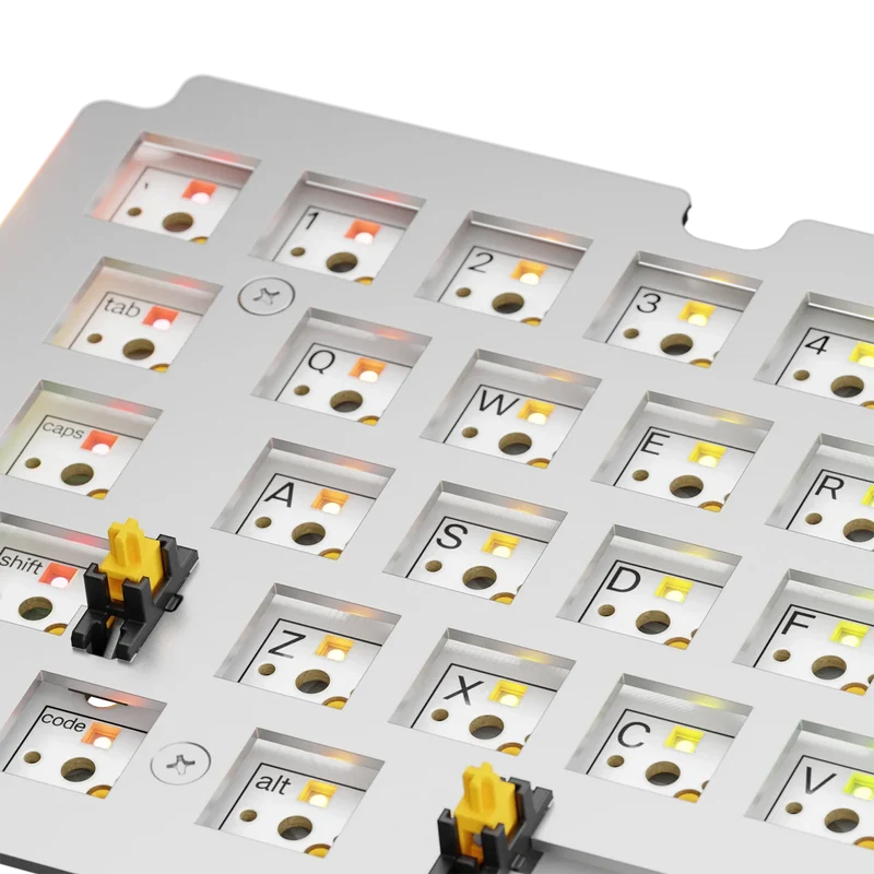 GMMK 3 Switch Plate 65% Aluminum Silver ANSI