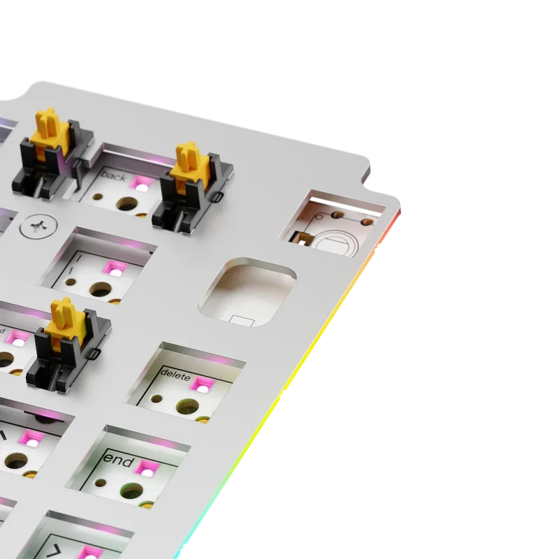 GMMK 3 Switch Plate 65% Aluminum Silver ANSI