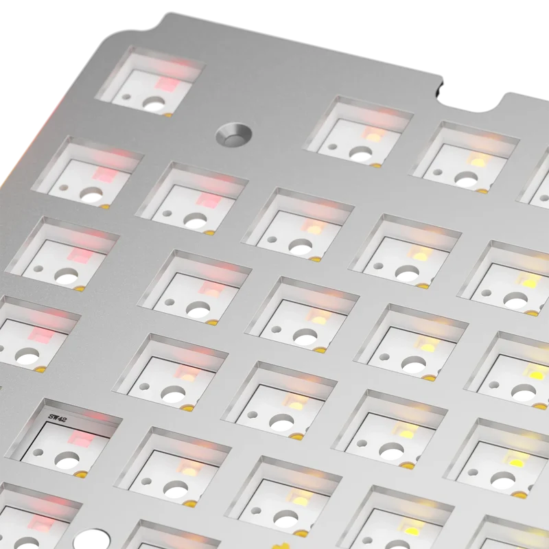 GMMK 3 Switch Plate 100% Aluminum Silver ISO