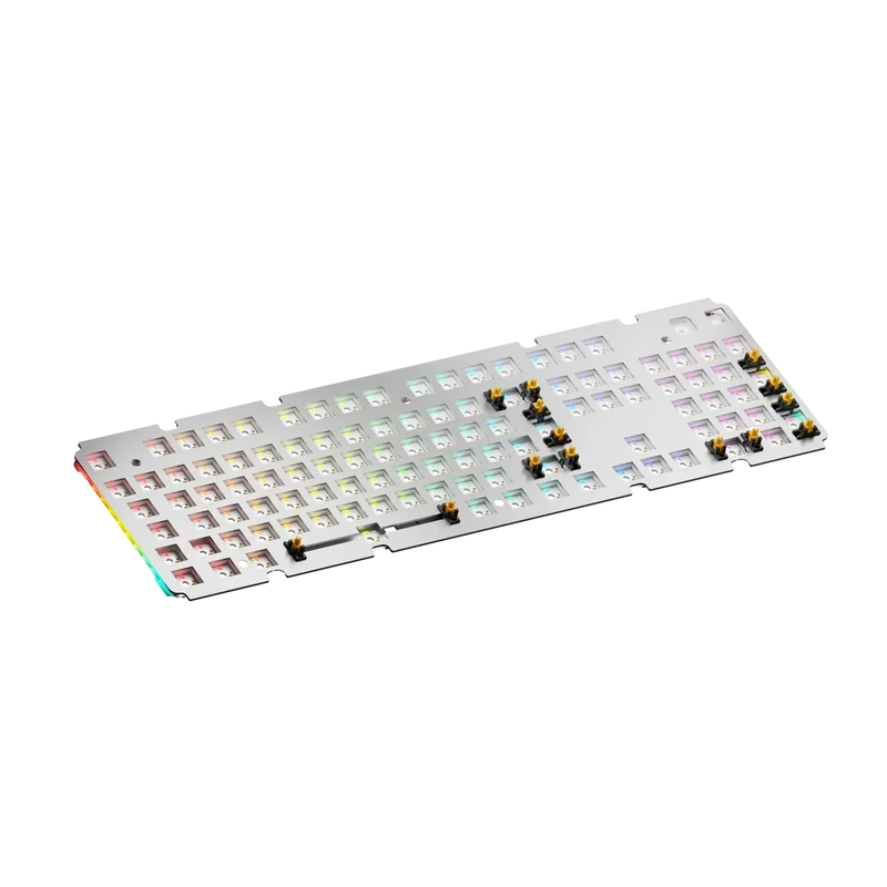 GMMK 3 Switch Plate 100% Aluminum Silver ISO