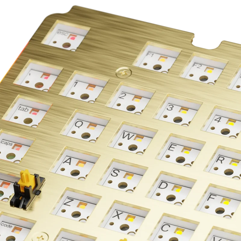 GMMK 3 Switch Plate 100% Brass ANSI