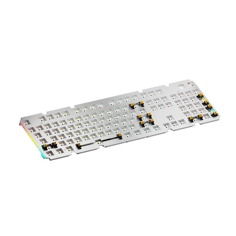 GMMK 3 Switch Plate 100% Aluminum Silver ANSI