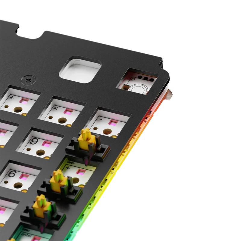 GMMK 3 Switch Plate 100% Aluminum Black ANSI