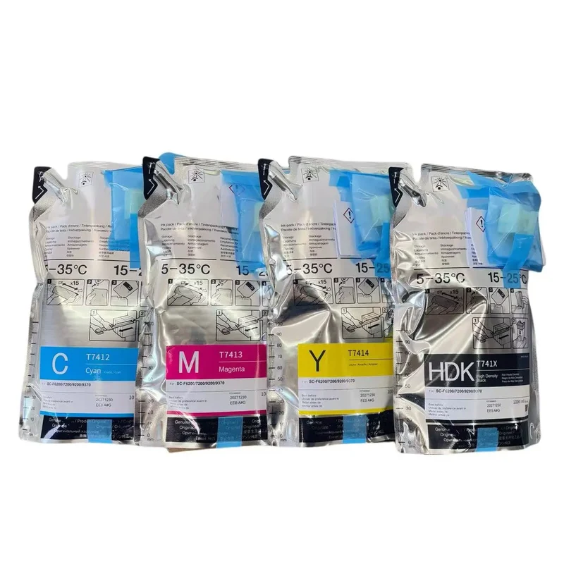 Heat Transfer Ink Sublimation Ink Bag for Printers F6070 F6200 F6270 F7200 F9200 F9370 Digital Textile Printing