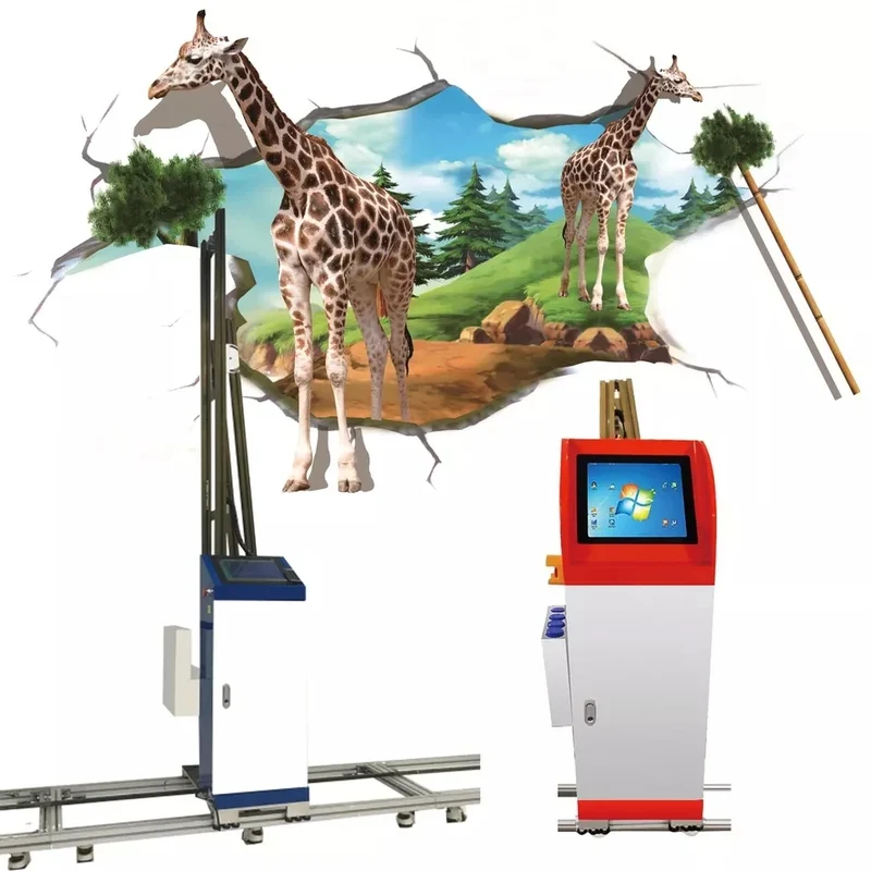 Automatic Dx7 Tx800 1600 3200 Head Wallpen Vertical Printing Wall Printer Machine 3d Wall Uv Ink Effect 2024