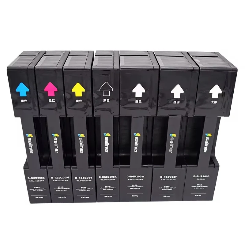 Sailner Full-Color Portraits 3D Printer Ink Consumables Real People Cartridge SUP5100-L RGD200LC-L RGD110T-L RGD200LM-L