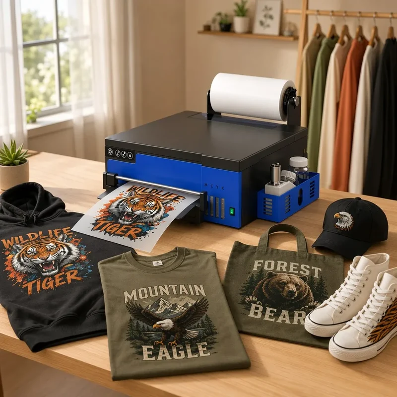 Better Printing Effect A4 Roll Machine XP600 t Shirt Printer Machine for Home Use DTF New Arrival Inkjet Machine