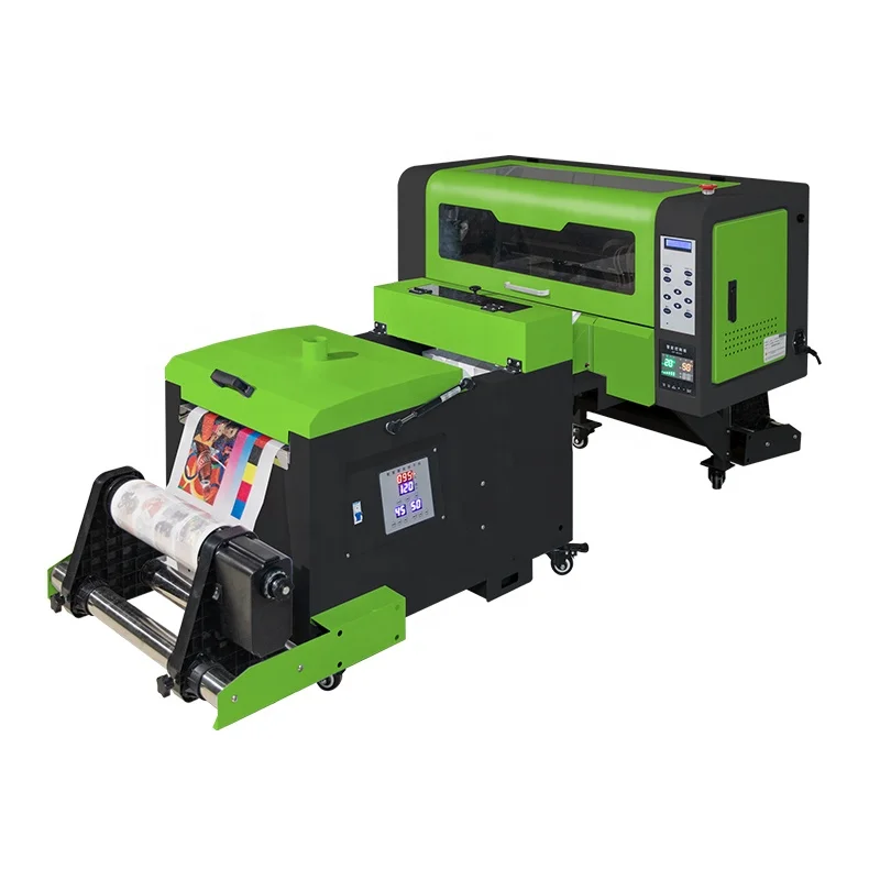 DTF Automatic Inkjet Printer Shaking Powder High Temperature Transparent Viziprint Illuminate Translucent PET Film Label