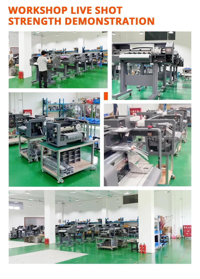 DTF Automatic Inkjet Printer Shaking Powder High Temperature Transparent Viziprint Illuminate Translucent PET Film Label