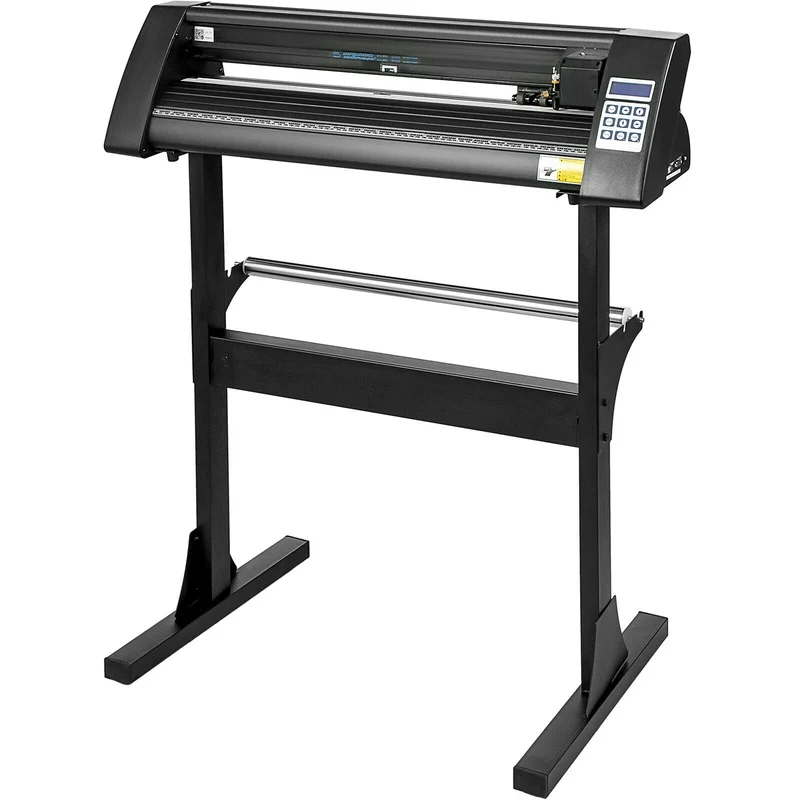 28Inch 720MM Max Paper Feed Printer Cutting Plotter Vinyl Cutter Machine with Computer Windows Software 3 Blades LCD Screen