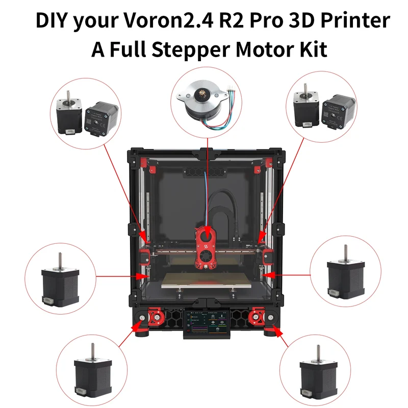 FYSETC Voron V2.4 R2 Pro Motor Kits High Quality 3d Ptinter Motor High Temperature Resistance for VORON 2.4