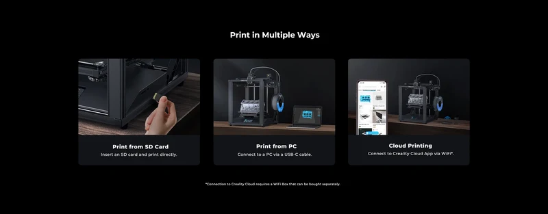 CREALITY Ender-5 S1 3D Printer 3D Printer 250mm/s Fast Printing Sprite