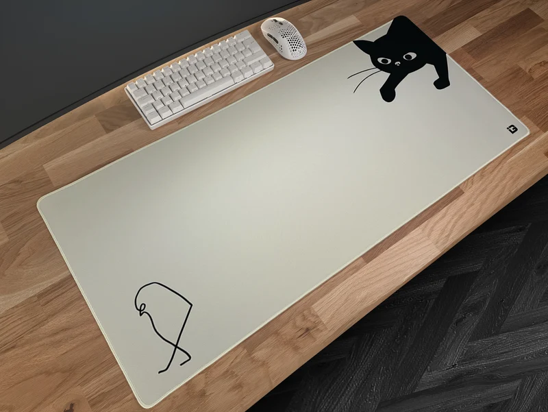 Katze und Vogel