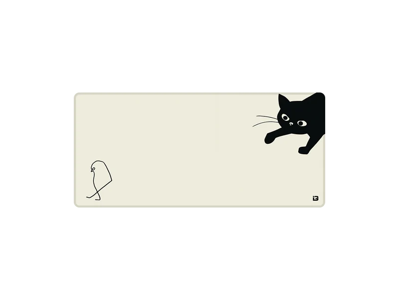 Katze und Vogel